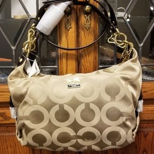 Coach Madison Hobo logo handbag